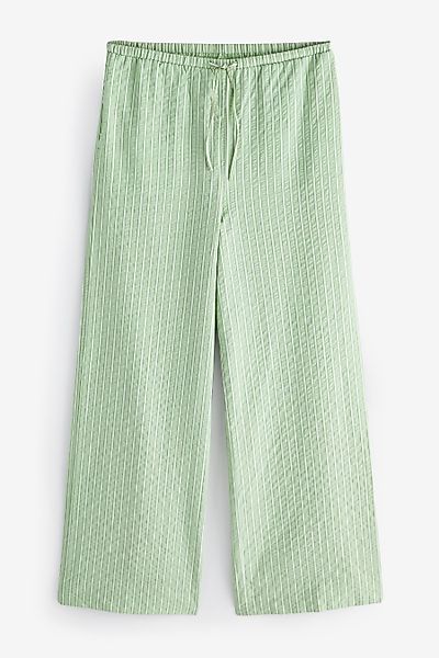 Next Stoffhose Gestreifte Hose mit weitem günstig online kaufen