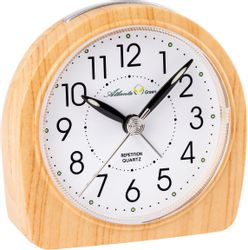 Atlanta Quarzwecker »Green, 2507/30« Holzoptik, schleichende Sekunde, Licht günstig online kaufen