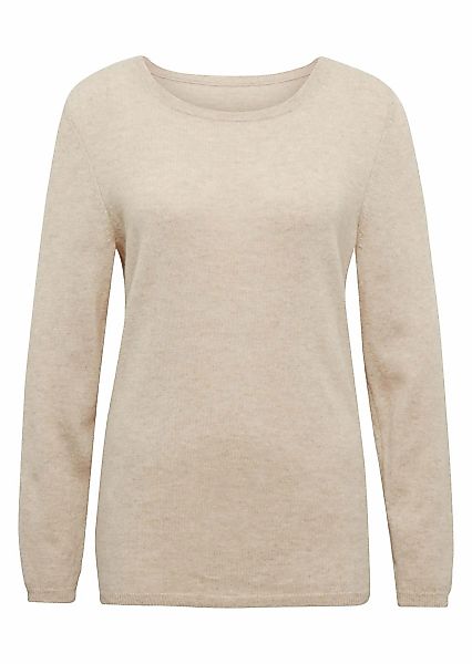 GOLDNER Strickpullover "Kurzgröße Kaschmirpullover mit U-Boot Ausschnitt" günstig online kaufen