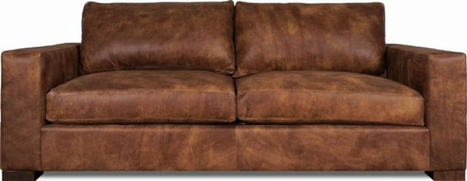 JVmoebel 3-Sitzer XXL Sofa 3 Sitzer Couch Chesterfield Garnitur Leder braun günstig online kaufen