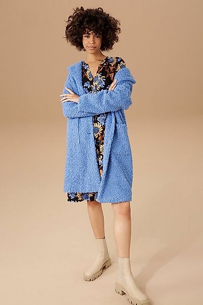 Aniston CASUAL Kurzmantel in Plüsch-Optik günstig online kaufen