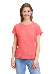 Betty Barclay Kurzarmshirt "Damen Strukturshirt mit U-Boot-Ausschnitt" 1 St günstig online kaufen