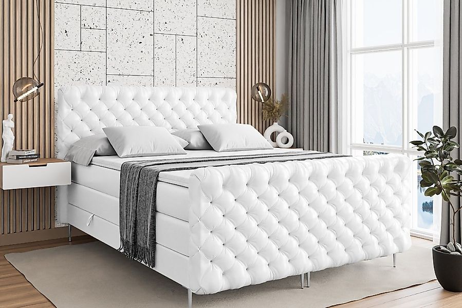 ALTDECOR Boxspringbett BOXI8-F-Z KING (Multipocket-Matratze H4, H3 Matratze günstig online kaufen