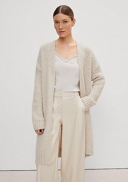 comma Cardigan Strickjacke Strickcardigan aus Alpakamix günstig online kaufen