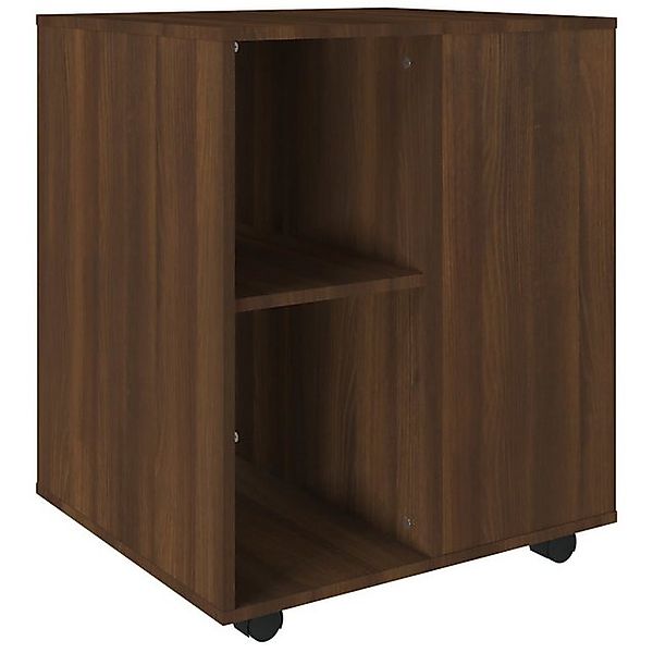 vidaXL Aktenschrank Rollschrank Braun Eichen-Optik 60x53x72 cm Spanplatte günstig online kaufen