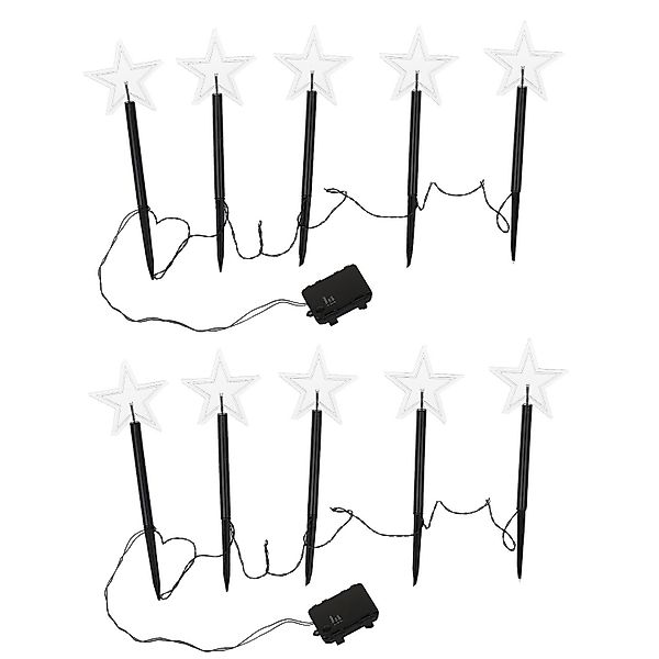 Clanmacy LED Gartenleuchte LED Gartenleuchte Spiessleuchte günstig online kaufen