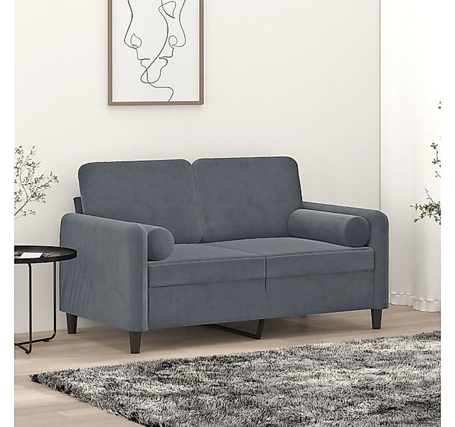 Nettlife Sofa 2-Sitzer-Sofa Doppelsofa mit Zierkissen 138/158/198 CM Samt günstig online kaufen