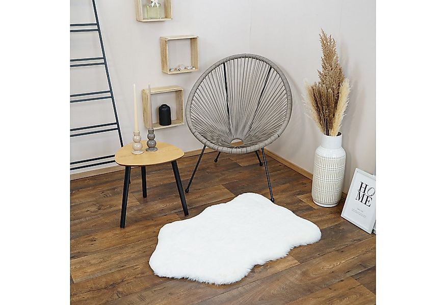 Consilio Concept Fellteppich Teppich Schaffell Imitat Fellteppich SHEEPSKIN günstig online kaufen