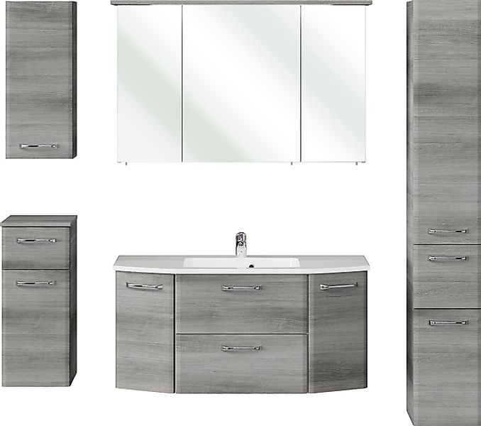 Saphir Badmöbel-Set Quickset 5-teilig, Mineralmarmor-Waschtisch und günstig online kaufen