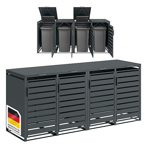 STEELSØN Mülltonnenbox Kestra 240L, Mülltonnencontainer für günstig online kaufen