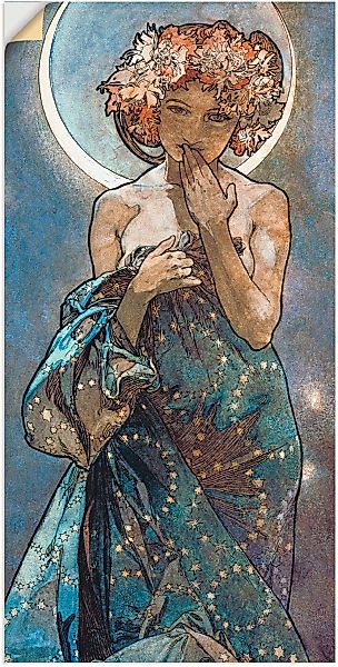 Artland Wandbild "Sterne Der Mond 1902", Frau, (1 St.), als Alubild, Outdoo günstig online kaufen