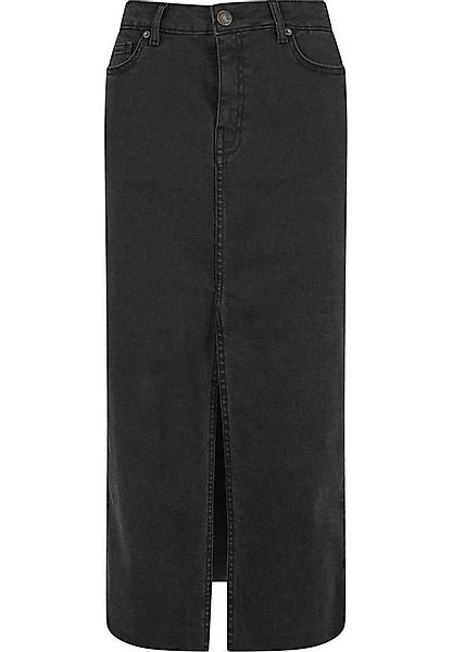 URBAN CLASSICS Sommerrock Urban Classics Ladies High Slit Denim Skirt (1-tl günstig online kaufen