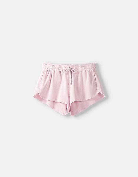 Bershka Shorts Aus Waffelgewebe Bskteen 10-12 Rosa günstig online kaufen