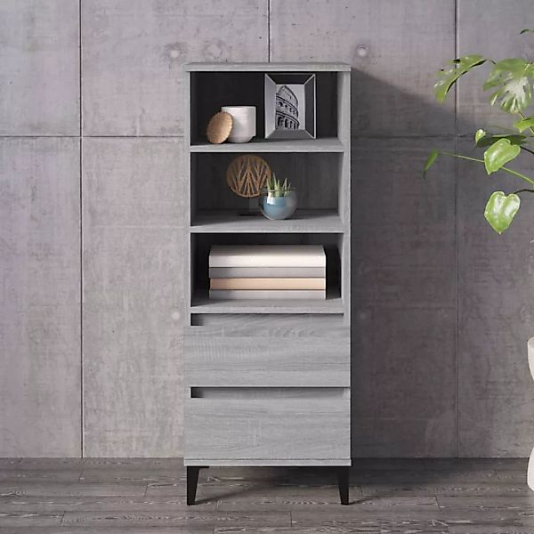 Vidaxl Highboard Grau Sonoma 40x36x110 Cm Holzwerkstoff günstig online kaufen