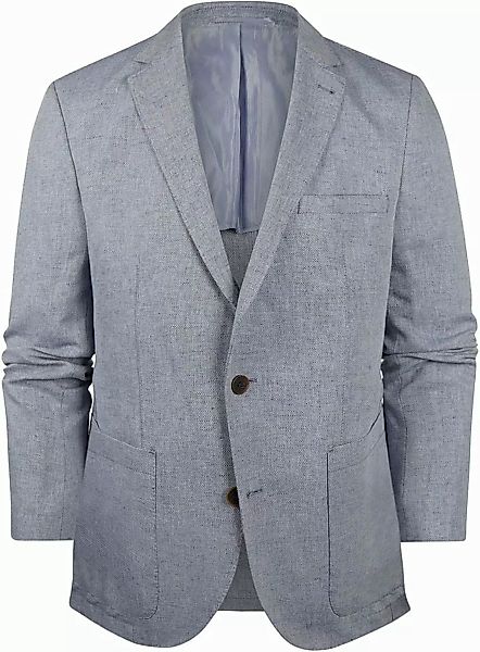 Steppin' Out Blazer Leinen Medium Blau - Größe 56 günstig online kaufen