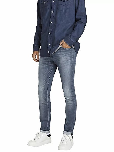 Jack & Jones Herren Jeans JJIGLENN JJICON JJ 857 50SPS - Slim Fit - Blau - günstig online kaufen