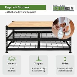 TRUTZHOLM Druckluftgeräte-Set Schuhablage Schuhständer Schuhschrank 3 günstig online kaufen