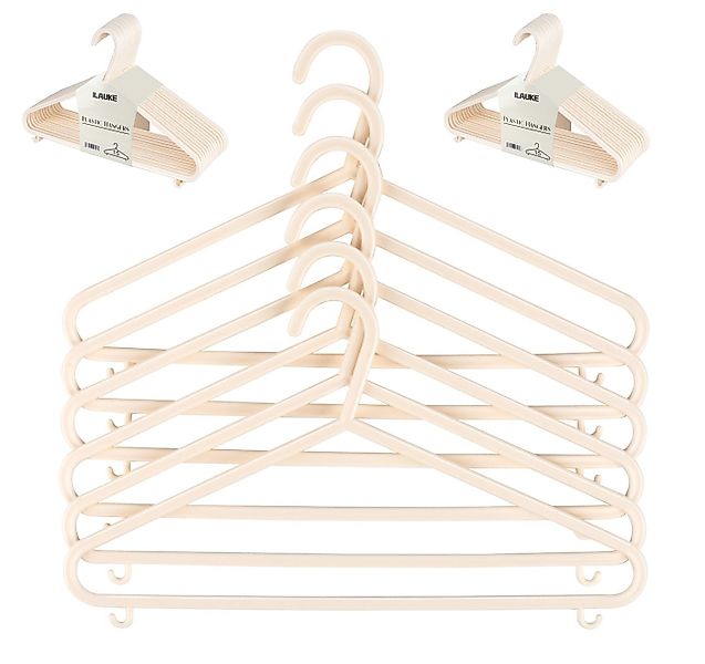 ElitVita Kleiderbügel 30tlg 4mm Dick Raumsparende Bügel mit Hosensteg und S günstig online kaufen