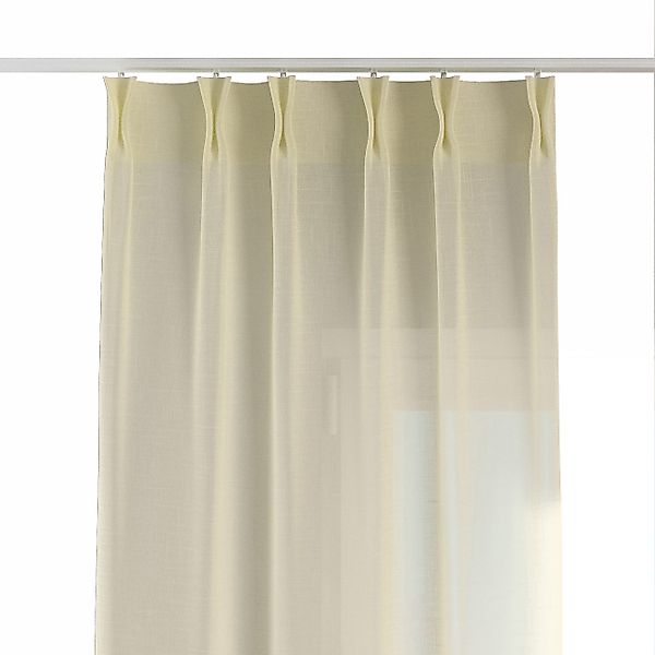 Vorhang mit flämischen 2-er Falten, creme, Romantica (128-88) günstig online kaufen