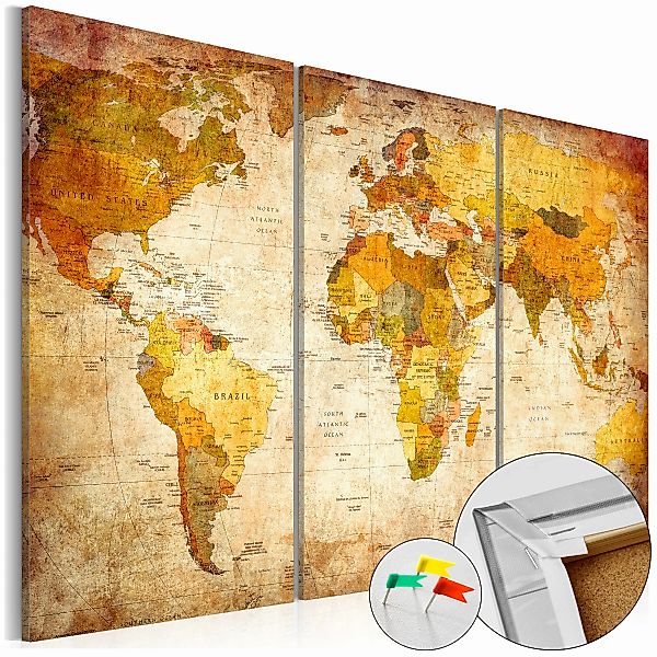 Korkbild - Antique Travel [cork Map] günstig online kaufen