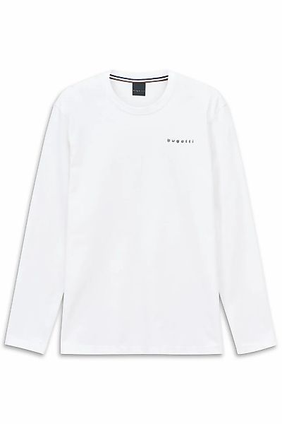 bugatti Langarmshirt "Basic" aus Baumwolle Modern Fit günstig online kaufen