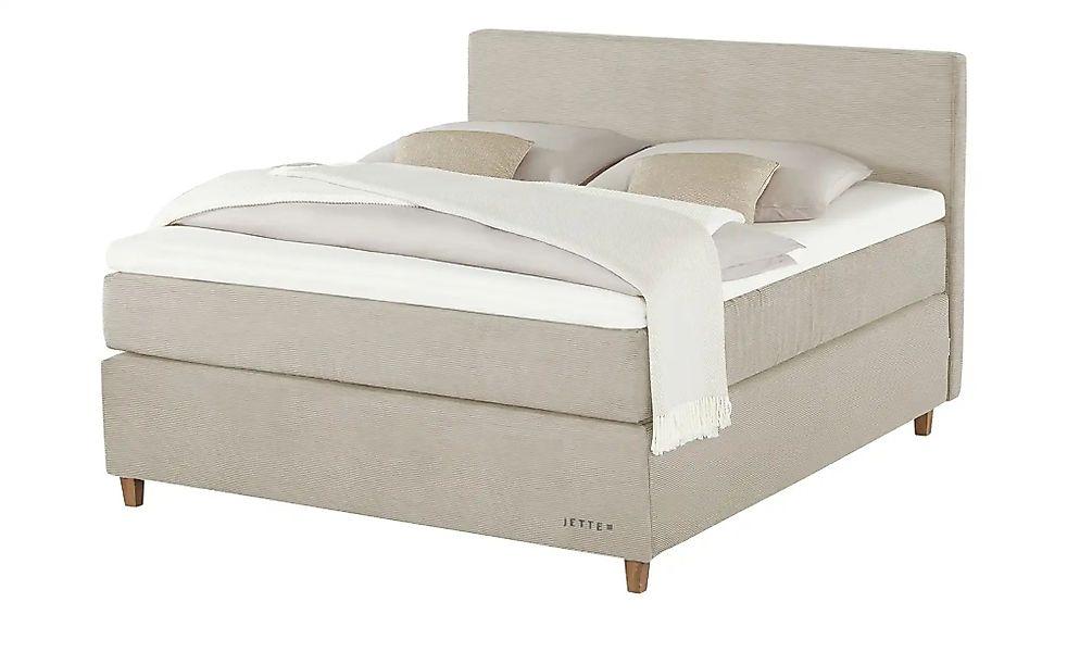 Jette Home Boxspringbett  Jette Flex ¦ beige ¦ Maße (cm): B: 145 H: 120,5 B günstig online kaufen