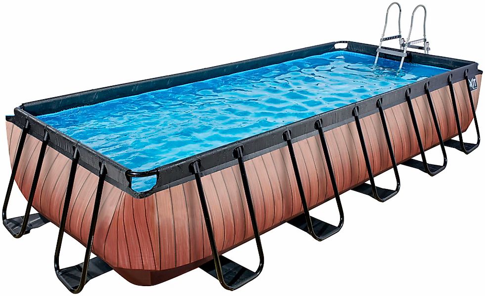 EXIT Framepool BxLxH: 250x540x100 cm, inkl. Sicherheitsleiter, Sandfilteran günstig online kaufen