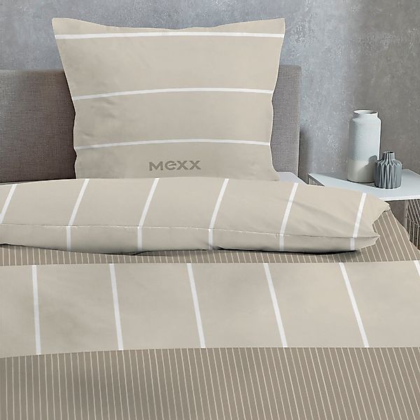 Mexx Bettwäsche Set 2-teilig 135x200 80x80 günstig online kaufen