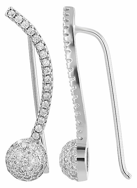 Adelia´s Paar Ohrhänger "Damen Ohrringe – Ohrhänger aus 925 Silber mit Zirk günstig online kaufen