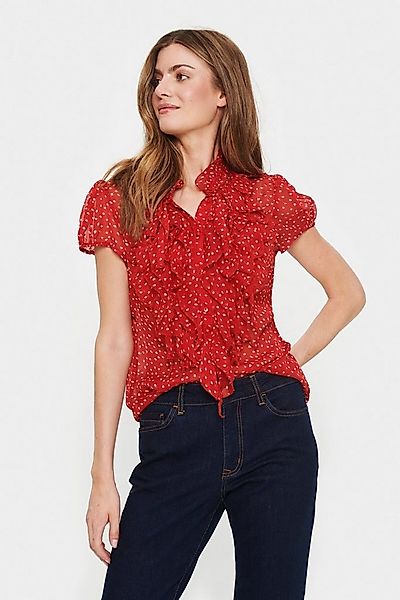 Saint Tropez Kurzarmbluse Kurzarm-Bluse LiljaSZ günstig online kaufen