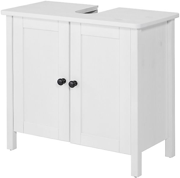 welltime Waschbeckenunterschrank Sylt Badmöbel im Landhaus-Stil, Breite 64 günstig online kaufen