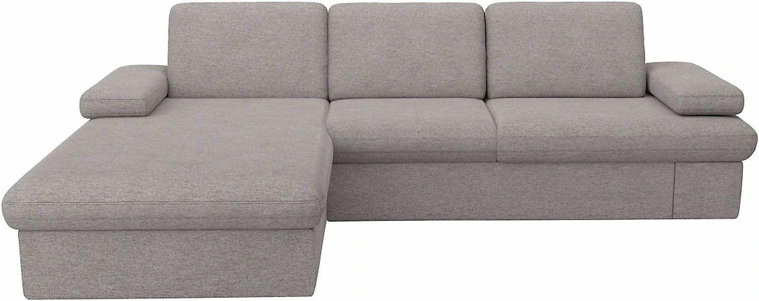 sit&more Ecksofa »Moreno L-Form, B: 247 cm« mit Armteilverstellung, optiona günstig online kaufen