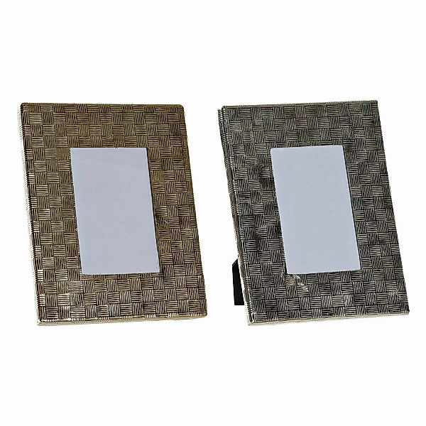 Fotorahmen Dkd Home Decor Kristall Silberfarben Golden Aluminium Moderne (1 günstig online kaufen