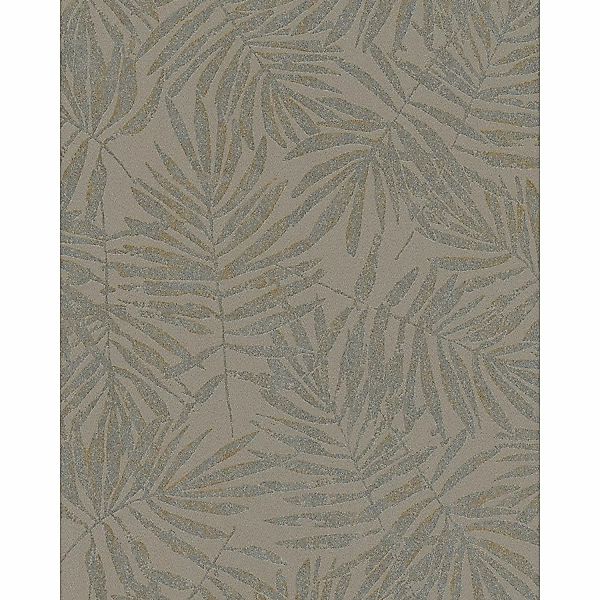 Marburg Vliestapete Floral Pflanze Braun-Silber 10,05 m x 0,53 m FSC® günstig online kaufen