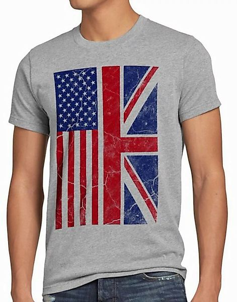 style3 T-Shirt USA Amerika Union Jack Flagge Flag Stars Stripes brexit Engl günstig online kaufen