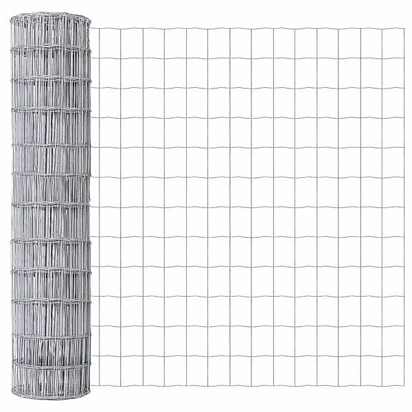 vidaXL Eurozaun 1 x 10 m PVC-beschichtetes Eisen 42004645 günstig online kaufen