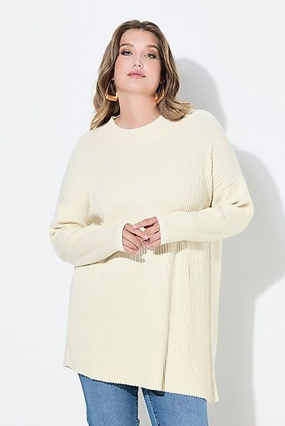 MIAMODA Strickpullover Pullover lässige Passform asymmetrischer Saum günstig online kaufen