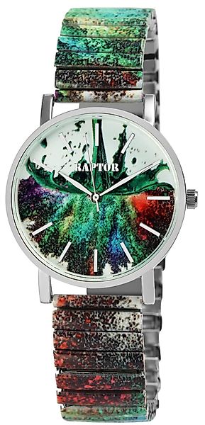 Raptor Quarzuhr Colorful Edition mit Edelstahlzugarmband, günstig online kaufen