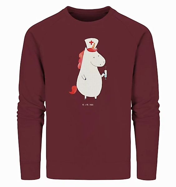 Mr. & Mrs. Panda Longpullover Einhorn Krankenschwester Größe S - Burgundy - günstig online kaufen