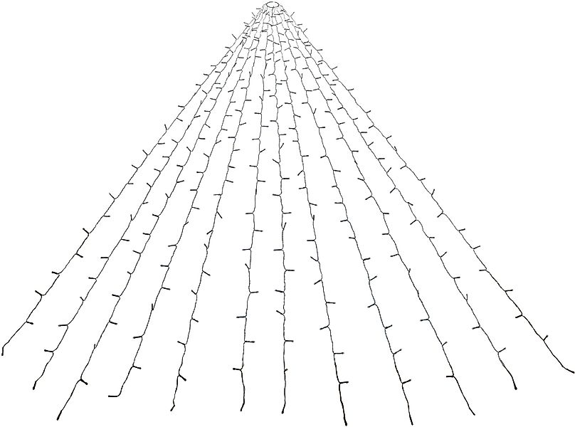 my home LED-Baummantel Liali, 312-flammig, LED-Baummantel, günstig online kaufen