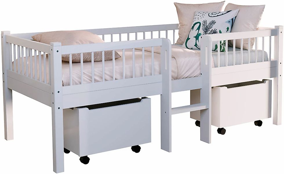 Vipack Massivholzbett "Forrest Made in Europe, stabil und hochwertig gebaut günstig online kaufen