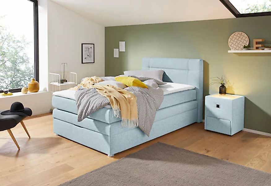 Jockenhöfer Gruppe Boxspringbett »Carmen« mit Bettkasten und Topper, erhält günstig online kaufen