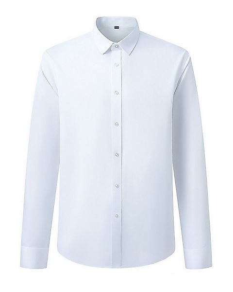 Allthemen Businesshemd aus Bambusfaser Slim Fit Herrenhemd elastisches Lang günstig online kaufen