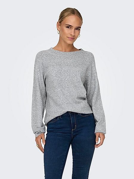 ONLY Rundhalspullover ONLRICA LIFE L/S PULLOVER KNT NOOS Materialmix, regul günstig online kaufen
