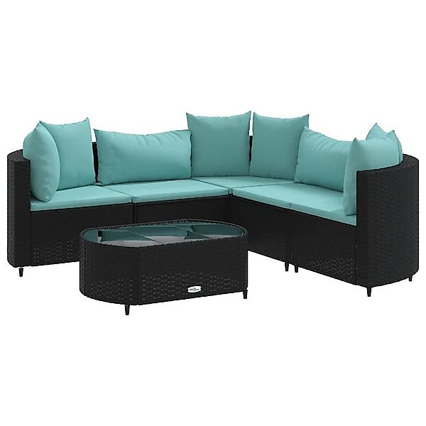 vidaXL Gartenlounge-Set 6-tlg. Garten-Sofagarnitur mit Kissen günstig online kaufen