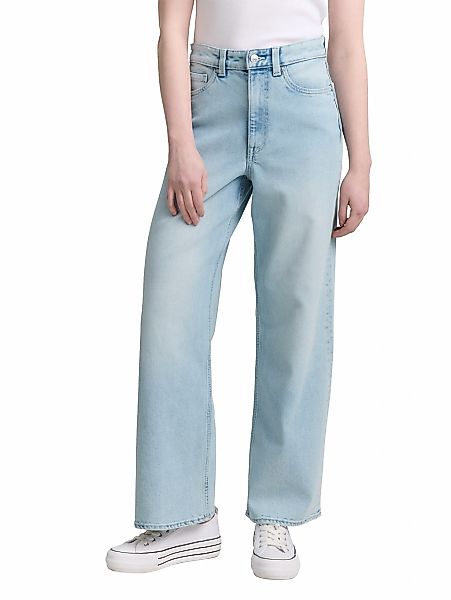 TOM TAILOR Denim Weite Jeans "LINOU" im Five-Pocket Style günstig online kaufen