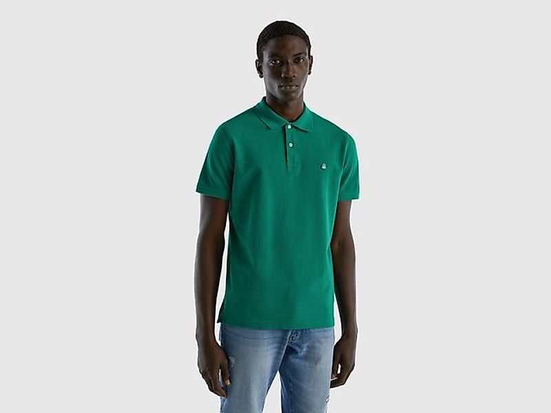 United Colors of Benetton Poloshirt mit Logo in Brusthöhe günstig online kaufen