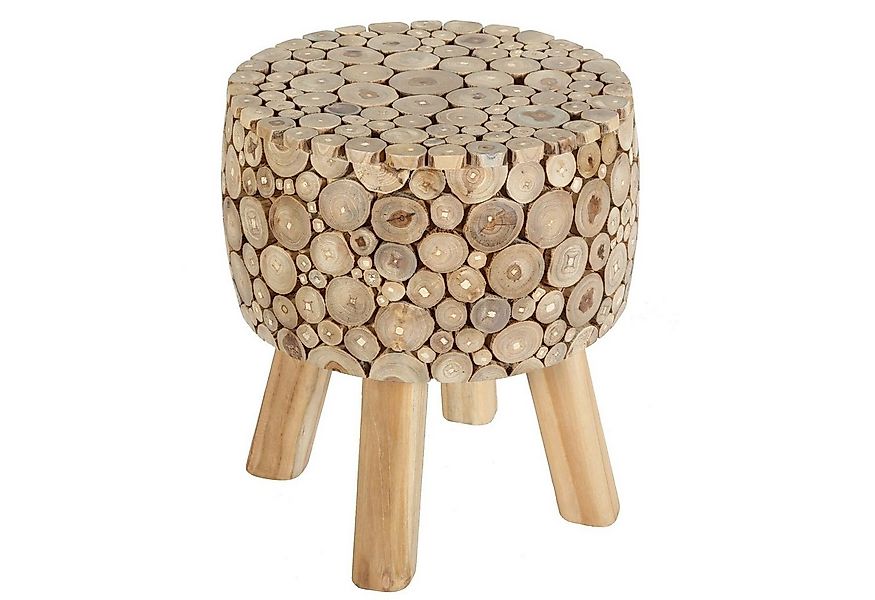 Casa Moro Hocker Beistelltisch Holz Hocker Nachttisch mit Ästen & Zweigen ( günstig online kaufen