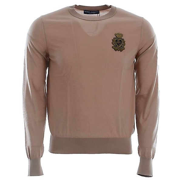 Dolce & Gabbana 738255 Rundhalsausschnitt Sweater 44 Brown günstig online kaufen