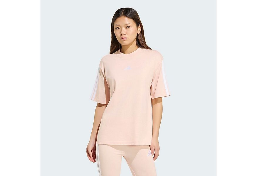 adidas Sportswear T-Shirt ESSENTIALS 3-STREIFEN BOYFRIEND lockere Passform, günstig online kaufen